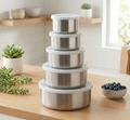 Set de 5 Contenedores Master-Steel: El Estándar Profesional en tu Cocina