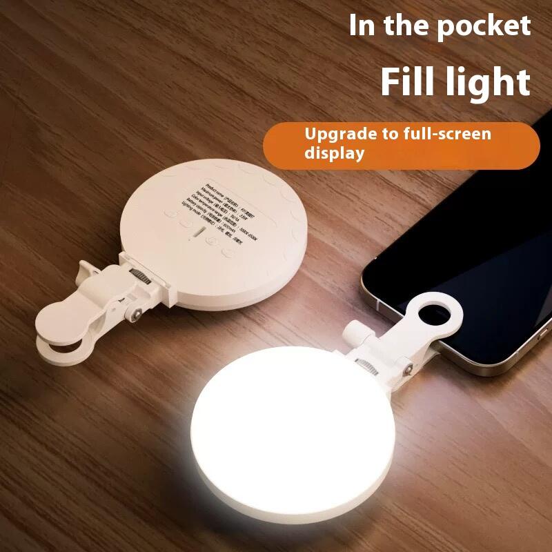 Luz de Relleno para Móvil – Iluminación Portátil para Fotos y Vídeos