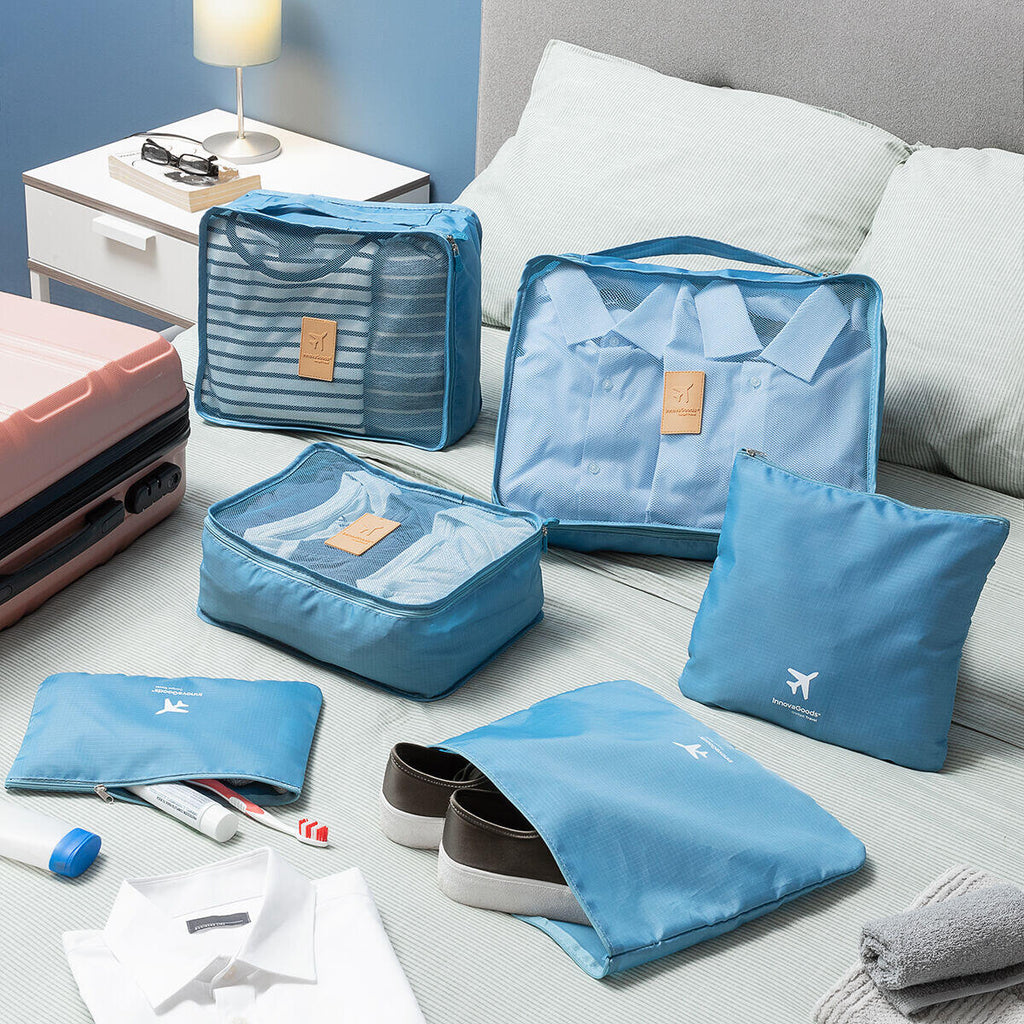 Set de Bolsas Organizadoras para Maleta (6 Piezas)