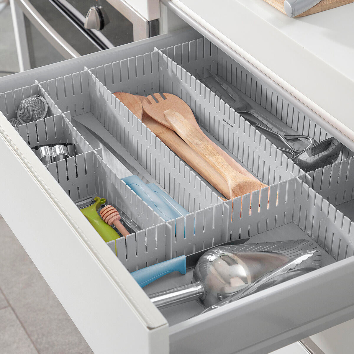 Organizador de Cajones Ajustable Condor (16 Piezas) – Divisores Recortables