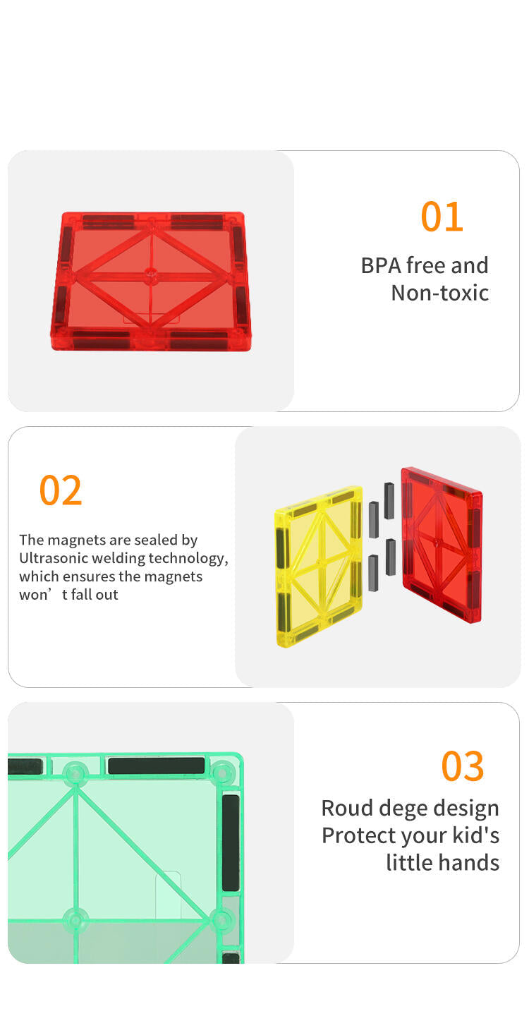 Bloques Magnéticos 3D para Niños – 42 Piezas Creativas