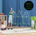 Archikitt – Kit de Construcción de Fuertes para Niños 85 Piezas Fluorescentes