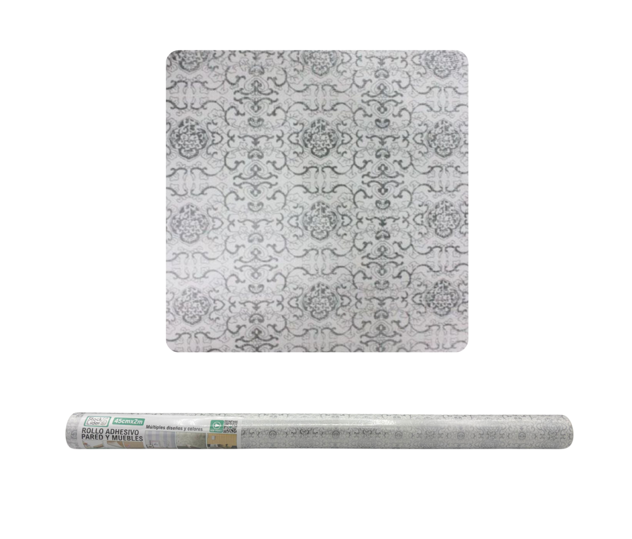 BLUKKA Wrap – Rollo Adhesivo Geométrico "Edición Grey Diamond"