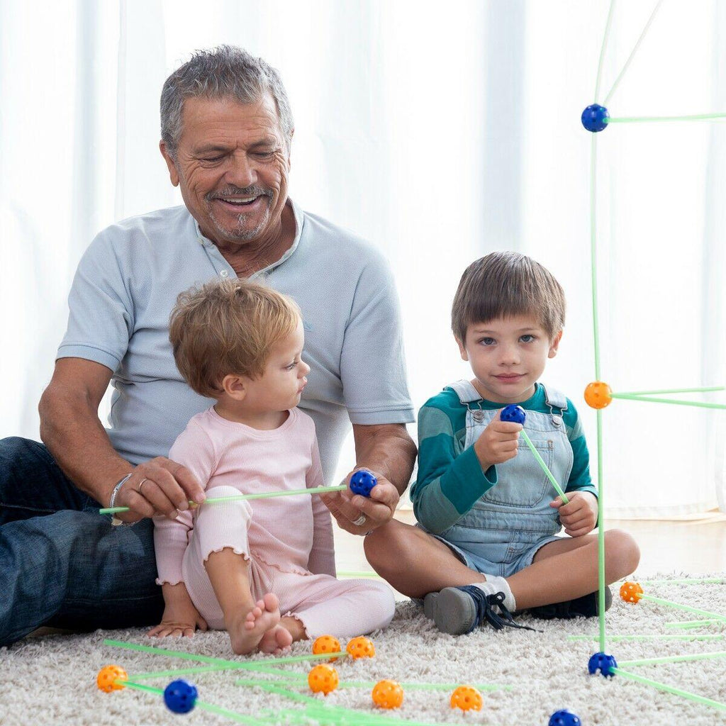 Archikitt – Kit de Construcción de Fuertes para Niños 85 Piezas Fluorescentes