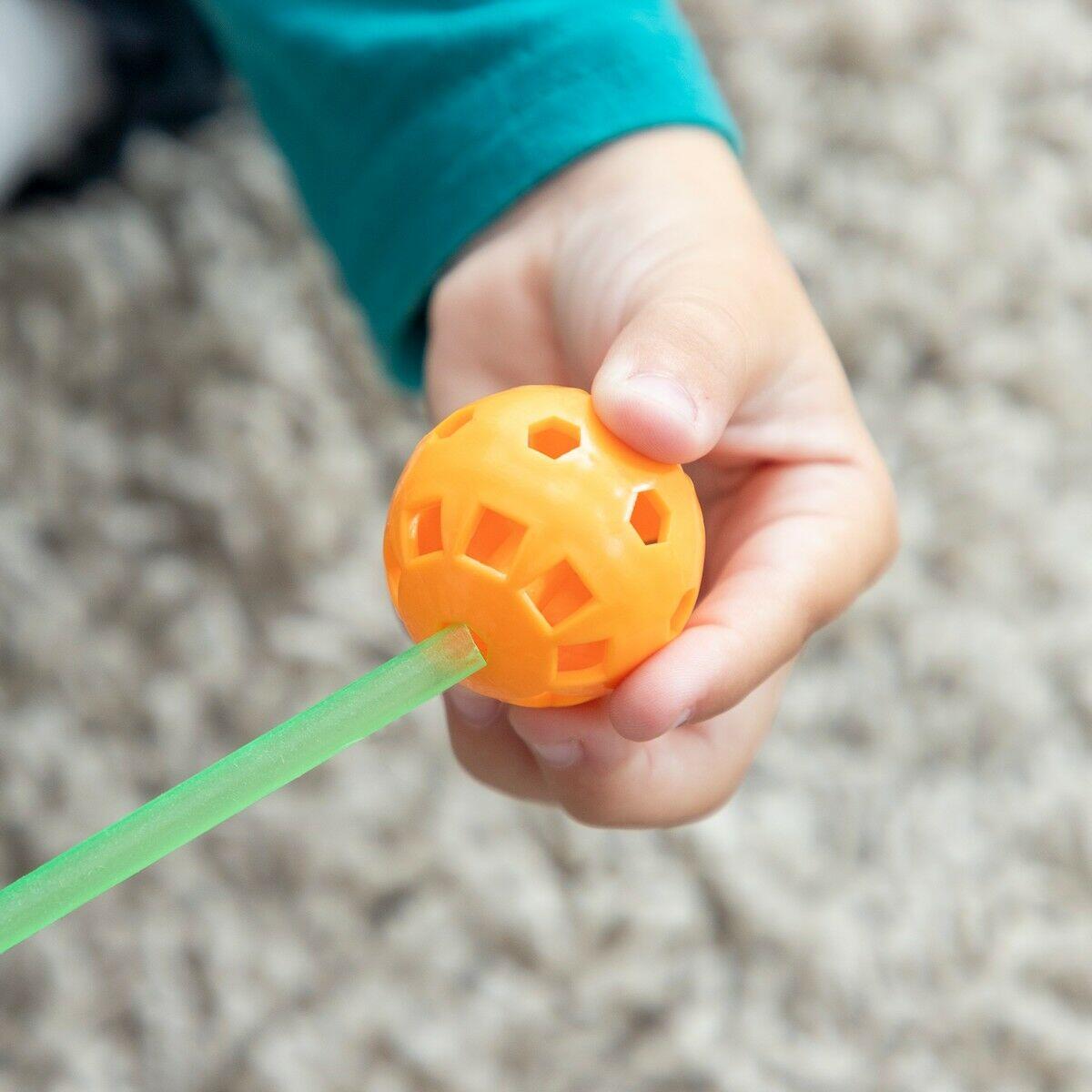 Archikitt – Kit de Construcción de Fuertes para Niños 85 Piezas Fluorescentes