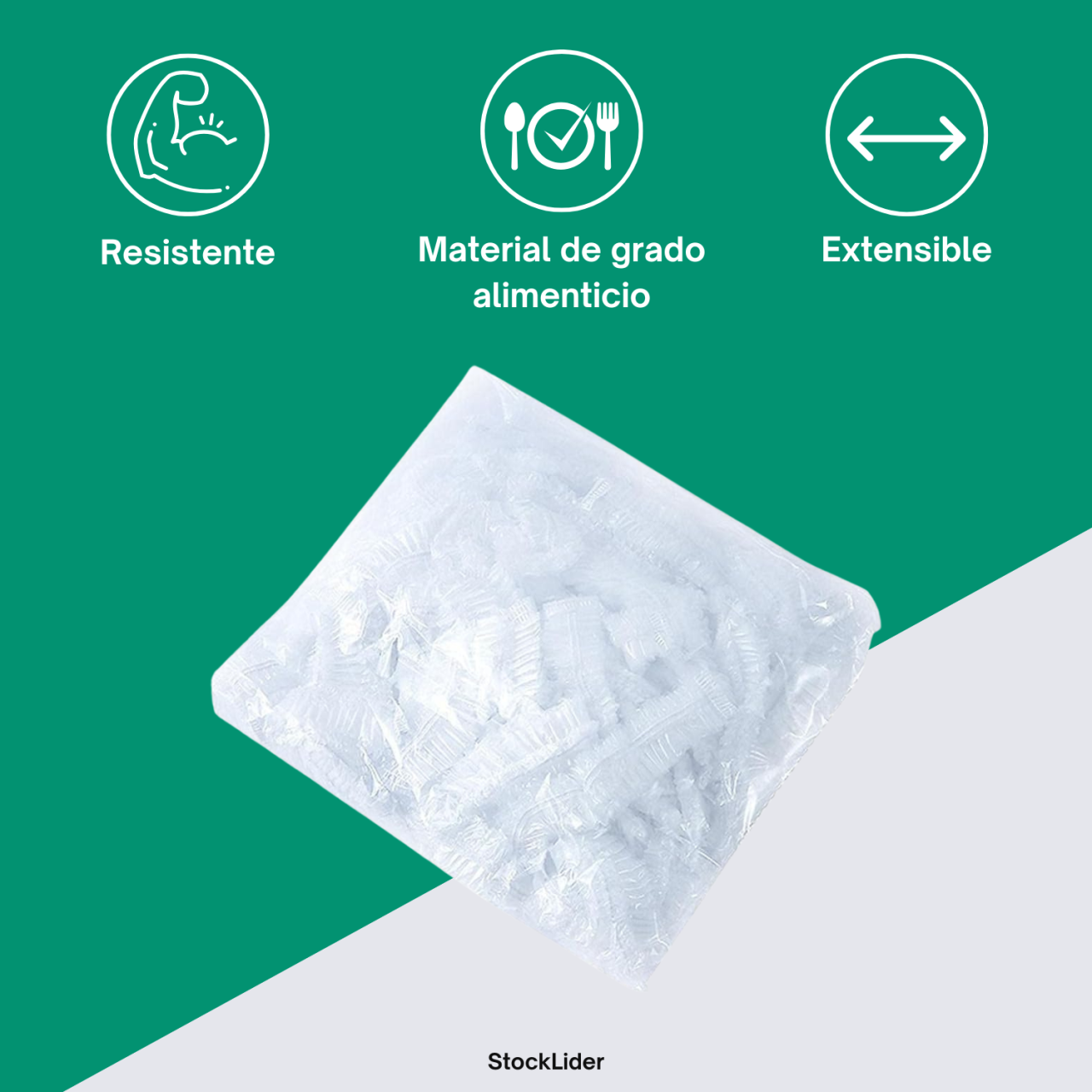 Bolsas Flexi-Covers – El cierre hermético que se adapta a todo (Pack 50 unid.)