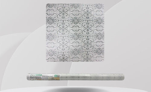 BLUKKA Wrap – Rollo Adhesivo Geométrico "Edición Grey Diamond"