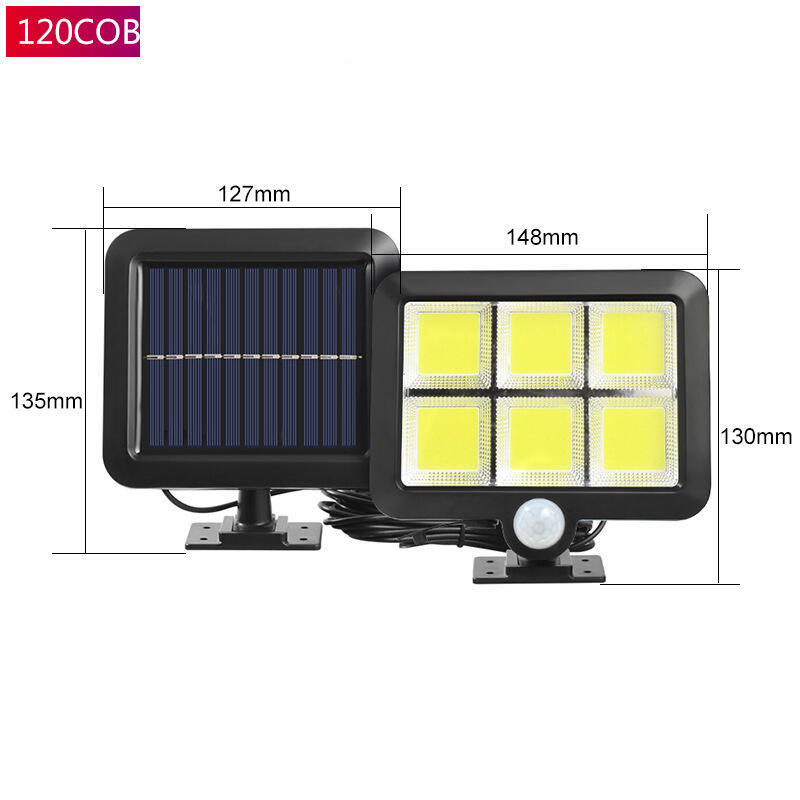 Luz de Pared Solar LED de Aluminio