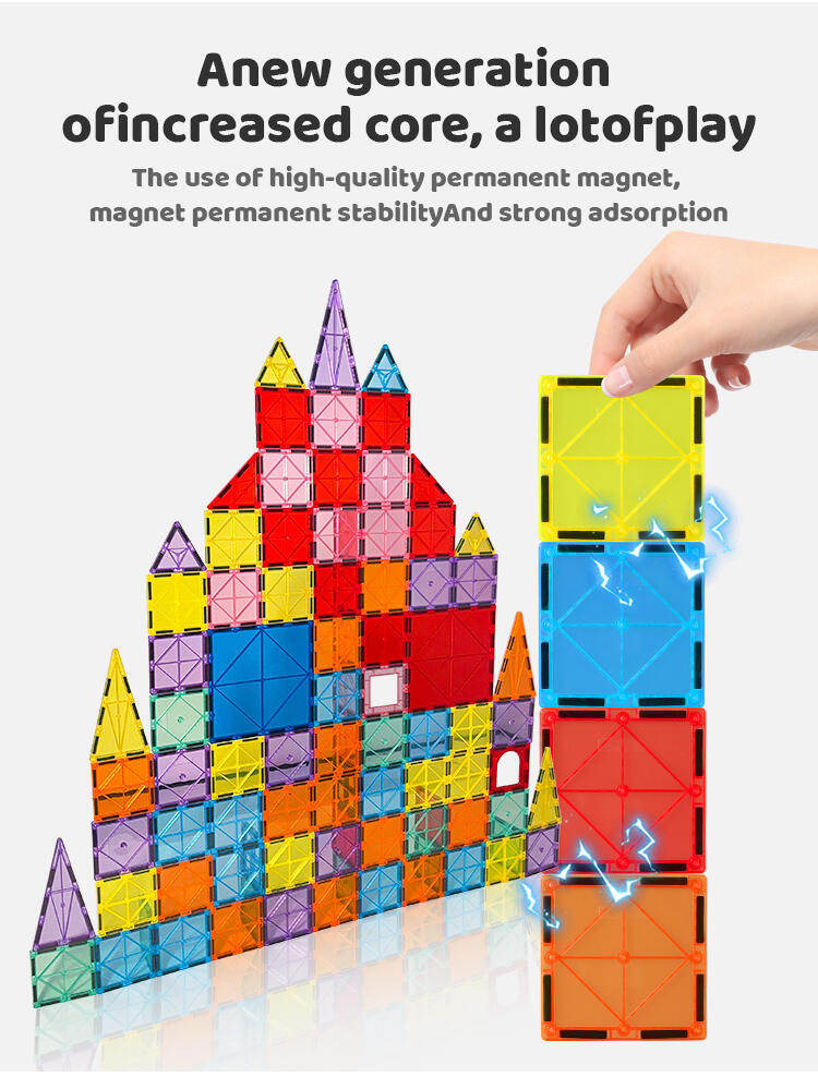 Bloques Magnéticos 3D para Niños – 42 Piezas Creativas